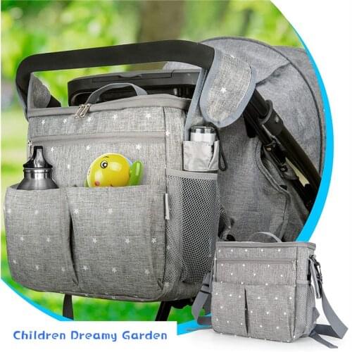 Universal Mother Diaper Organizer Bag Large Strollers Insulated Baby Bag Newborns Mom Maternity Nappy Bag Backpack