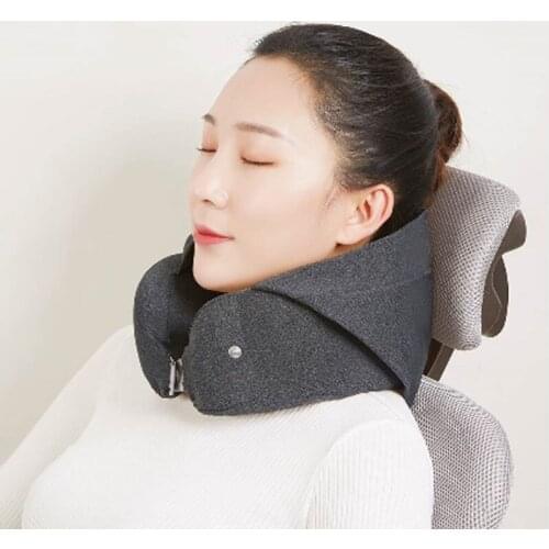 Xiaomi Mijia Blackout Neck Pillow U Shape Pillow Office Blackout Neck Support Nap Pillow Adjustable