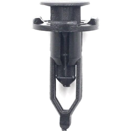 100 Pcs Quick delivery For Toyota Push in 9mm Hole Bumper Clips Retainer Black Plastic Rivet
