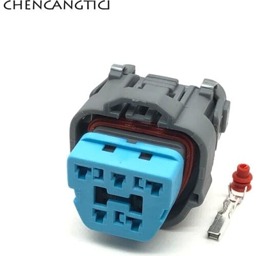 2 Sets 5 Pin Way Oil Fuel Pump Automotive Socket Gasoline Connector Plug For Honda Accord Fit Civic Odyssey CRV VEZEL 6189-0618