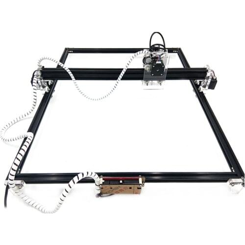 1pc 50*65cm Mini Blue CNC Laser Engraving Machine 2Axis DC 12V DIY Engraver Desktop Wood Router/Cutter/Printer+ Laser