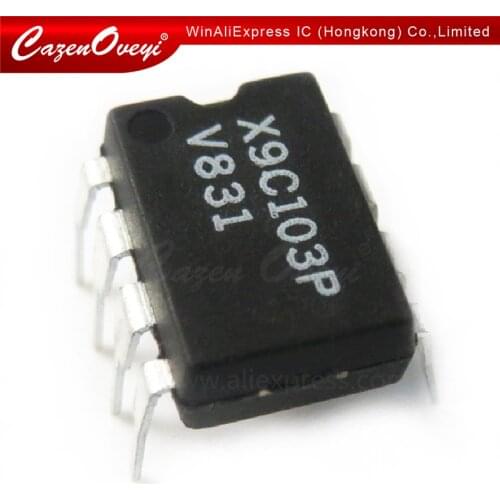 10pcs/lot X9C103P X9C103 DIP-8 In Stock