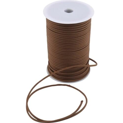 100M 550 Standard 9-Core Paracord Rope Outdoor Parachute Cord Survival Umbrella Tent Lanyard Strap 2021