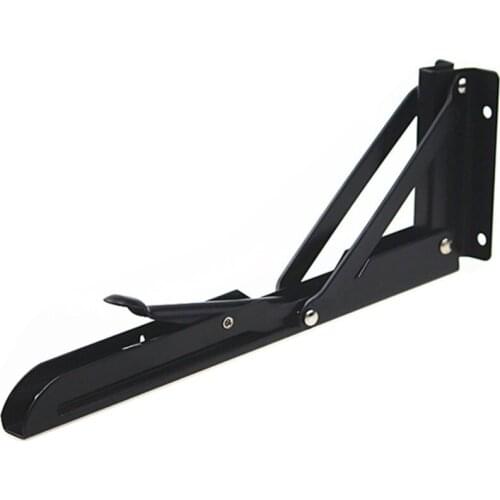 2pcs/set Folding Triangular Brackets Wall Mounted K-type Shelf Brackets Foldable Shelf Brackets Collapsible Shelf Bracket Heavy