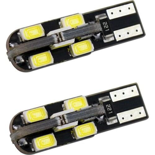 2Pcs Led T10 Car License Number Plate Light 12V White 5630 12Smd W5W Led Canbus Backup Reverse Light