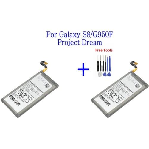 2x 3000mAh EB-BG950ABE Replacement Li-Polymer Battery For For Samsung Galaxy S8 G950 G950F G950A G950T G955S G950P G950U + Tools