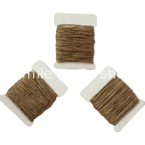 5cards/lot(total (50yards) 100% natural jute twine ,jute rope, jute string used in all kind packing