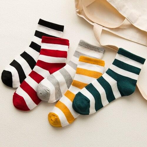 5 Pairs Harajuku Funny Socks Women Candy Colors Female Cute Sock Lady Stripe Pattern School Girls Korean Style Casual Socks