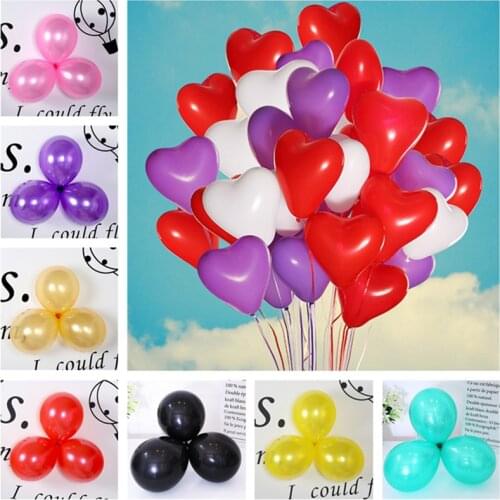 5pcs Latex Balloons 1st Birthday Decorations Home Decoration Accessories Heart Balloon 50 Birthday Party Decoration Kid Baby Boy