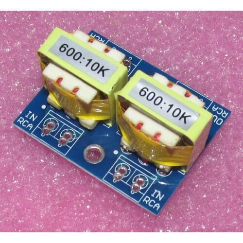 600: 10K permalloy audio signal boost isolation transformer, 4 times magnification, suitable for audio, microphone