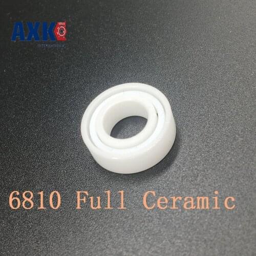 2019 Promotion Rolamentos Axk 6810 Full Ceramic Bearing ( 1 Pc ) 50*65*7 Mm Zro2 Material 6810ce All Zirconia Ball Bearings