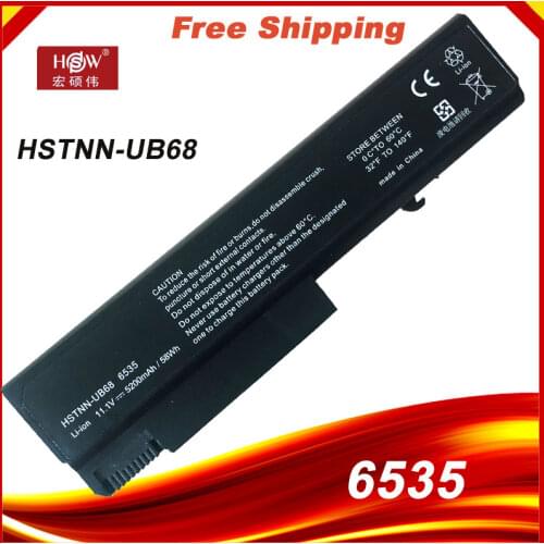 Battery for HP Compaq 6530B 6535b 6730b 6735b EliteBook 6930P 8440P 8440W 6440b 6445b 6540b 6545b Laptop 458640-542 HSTNN-UB68