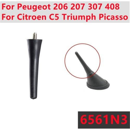 7.3cm Car 6561N3 Aerial Components Short Aerial Antenna Car Accessories For Peugeot 206 207 307 408 Triumph Picasso Antenna