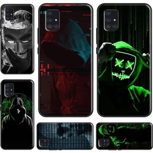 Matrix Hacker Phone Case For Samsung A72 A52 A42 A32 A12 A50 A70 A71 A51 A40 A30S A20 A10 A31 A20e A21S
