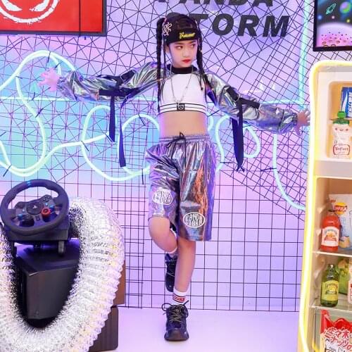 ChildrenS Tide Hip Hop Dance Clothes For Kids Vest Top Suit Hiphop Jazz Dance Costumes Boys Ballroom Street Dance Wear DQS4516