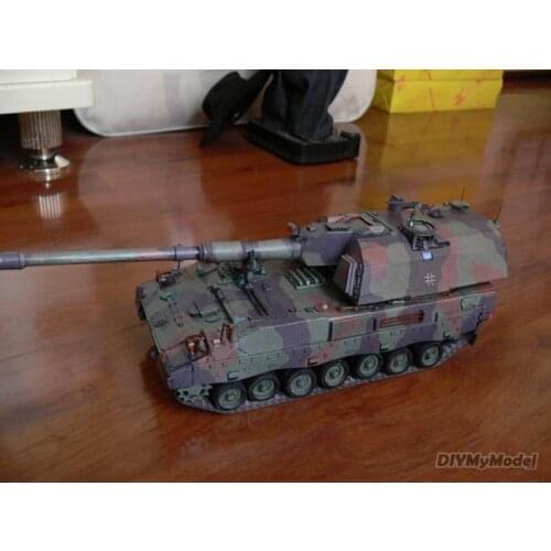 DIYMyModeI German haubitze 2000 DIY Handcraft Paper Model KIT Handmade Toy Puzzles Gift Movie props RU(Origin)