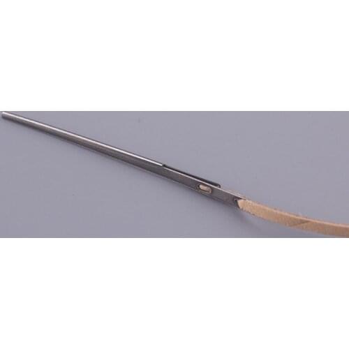 2 types Leather Rope Lace Needles DIY Double Hole Leather Sewing Needle Craft Tool Leather kit Tools Hand Sewing Needles