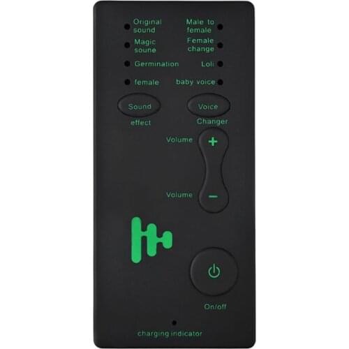 Mini Portable Voice Changer Handheld Microphone Voice Changing Device for PS4 LX9B