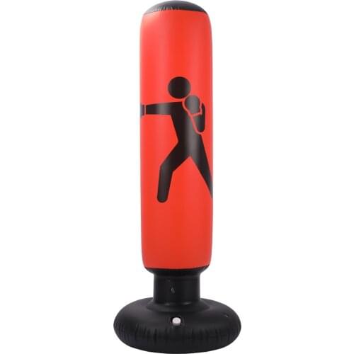Inflatable sandbag inflatable boxing column home fitness vertical sandbag tumbler adult catharsis vent toy