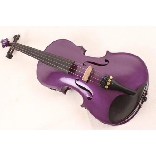 ONE 4 string 4/4 Violin Electric Violin Acoustic Violin Maple wood Spruce wood Big jack purple color