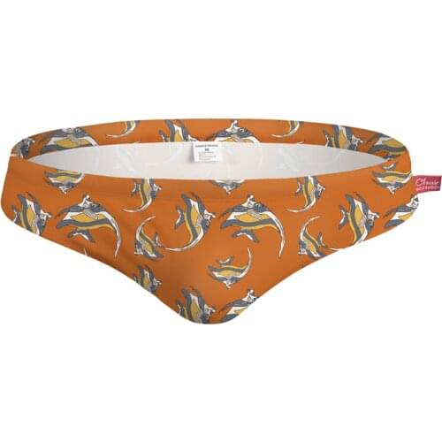 Swim Trunks Quick Dry Mens Embarrass Prevention Swimsuit Beach Professional Swimsuit Printed Trendy Mens Spa Low Waist Speedo