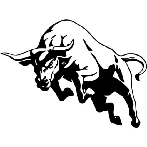 S51104 Various Sizes/Colors Car Stickers Vinyl Decal A Strong Bull Motorcycle Decorative Accessories Waterproof