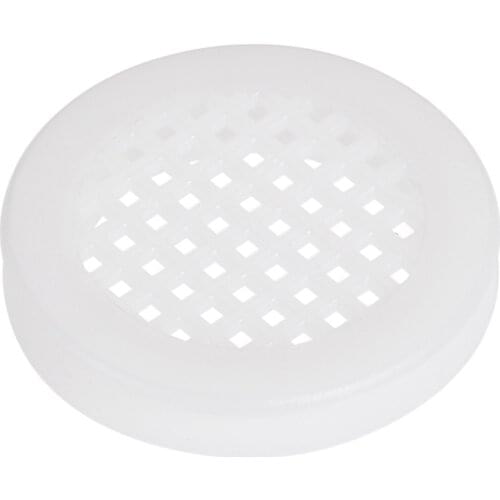 Uxcell Mesh Hole Air Vents Plastic Soffit Vent White 38mm Hole Dia 5mm Height for Cupboard Shoebox 30pcs