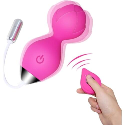 Silicone Kegel Balls Vaginal Tight exercise vibrating egg vibrators for woman remote control Sex Products Sex Toys for women