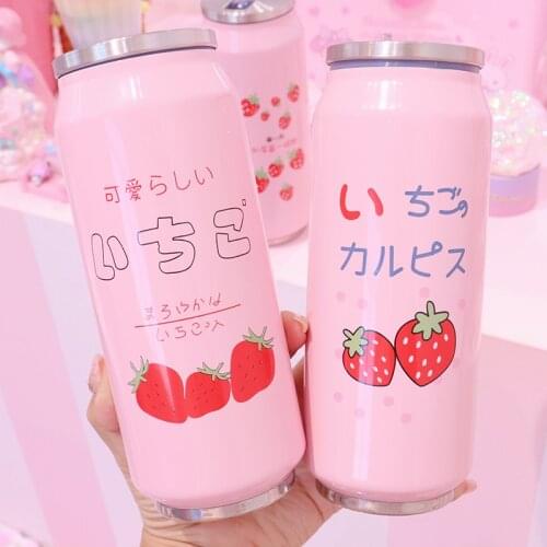 Thermal Flask With Straw Stainless Steel Sport Insulation Cup Portable Water Bottle Vacuum Tumbler Mug Thermocup for Kids