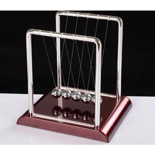 Creative Learning Newton Pendulum Student Gift Perpetual Motion Bouncing Newton Pendulum Home Furnishing Decoration Toy Gift