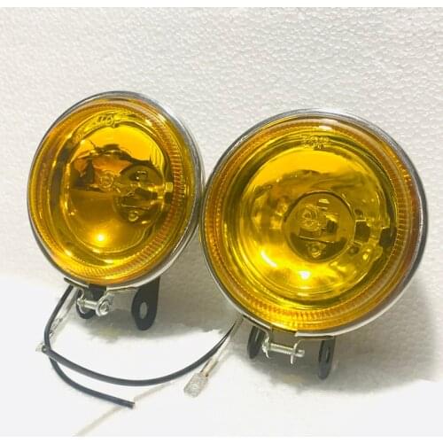 Universal Autos Halogen fog light bulb 3 inch Round Car spotlights 12v 55w 24v 70w Offroads work light for Tractor Trailer Truck