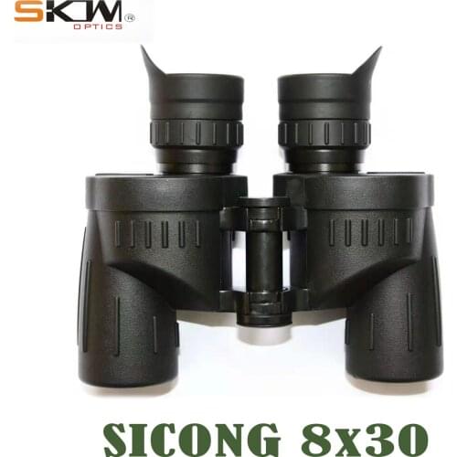Military compact SICONG 8x30 Binoculars Hunting bak4 Roof Telescope Binocular