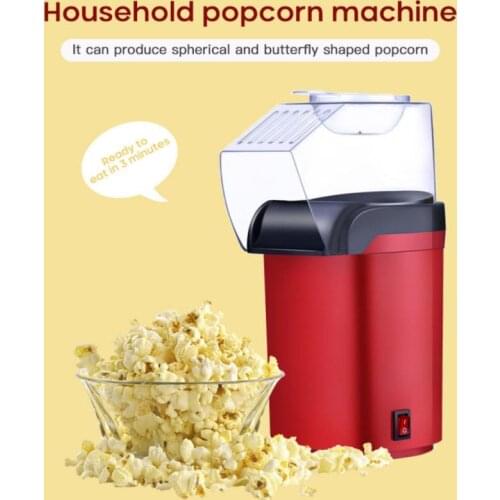 1 Pc 110V 220V Electric Corn Popcorn Maker Household Automatic Mini Hot Air Popcorn Making Machine DIY Corn Popper Children Gift