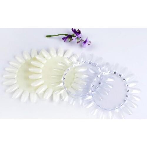 10pcs x 20colors Clear Color Nail Art Display Board Nail Tips Display Wheel Nail Polish Display High Quality