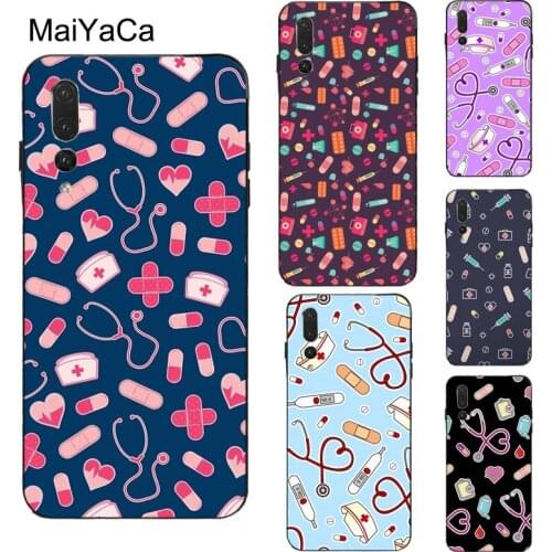 MaiYaCa Nurse Medicine Health Heart Case For Huawei Honor 10i 7A Pro 7C 8A 8C 8S 8X 9X 9 10 Lite 20 Pro Nova 5T Y6 Y9 Y7 2019