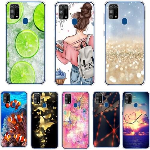 For Samsung Galaxy M31 Case Galaxy M31 Cover Bumper Case For Samsung M 31 Case Soft TPU Silicon Back Phone Case Coque