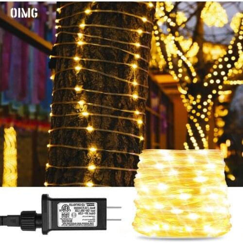 200LED Garland String Fairy Lights Outdoor 23M Waterproof Lamp for Garden Decoration 8 Mode Holiday Xmas Wedding Party Christmas
