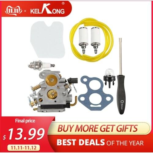 KELKONG 235 Caruretor Carb For Husqvarna 235E 236 240 240E Chainsaw 574719402 545072601 Filter Spark Plug Gasket Tool 21 Splined