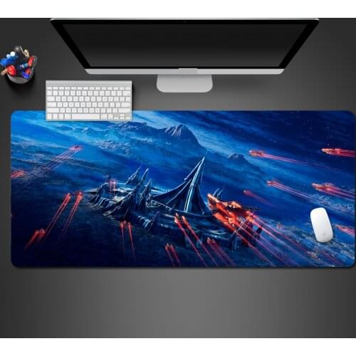 Space Cool Hot Blood Mouse Pad PC Computer Game High Quality Best-Selling Washable Customized Rubber Pad Professional Office Mat