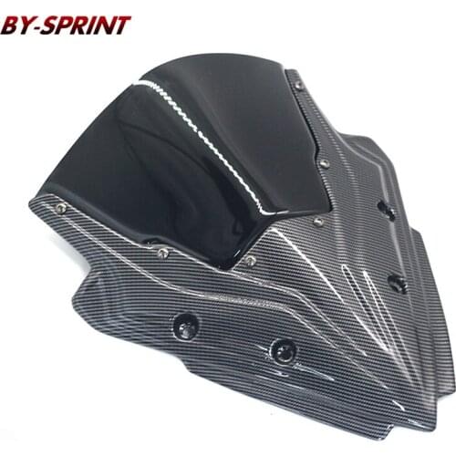 Motorcycle ABS Carbon Fiber WindScreen Windshield Viser VIsor Sun Visor For Kawasaki Ninja650 NINJA 650 2017 2018 2019