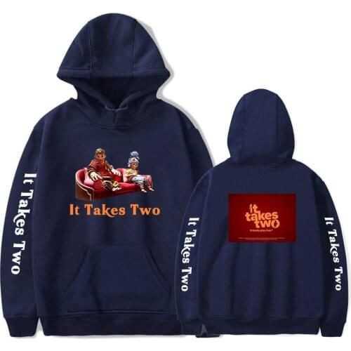 2021 new multiplayer game It Takes Two cosplay mens and womens fashion hooded sweater hoodie