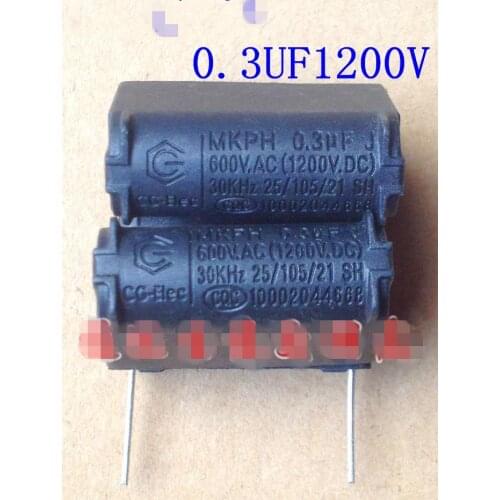 NEW 10pcs Cooker capacitors 0.3UF 1200V MKP capacitor resonant capacitor 1200v