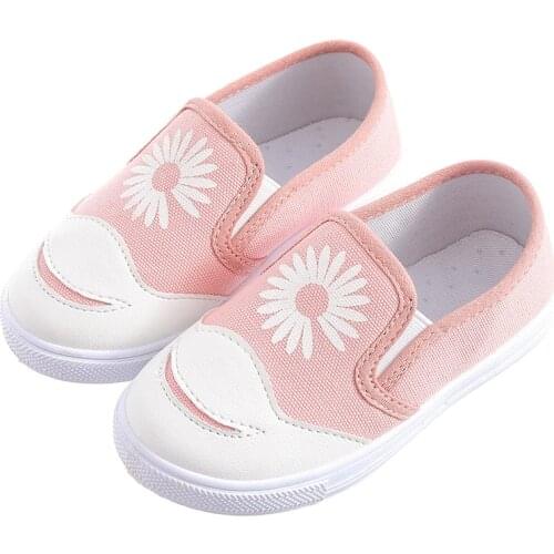 Childrens Canvas Shoes 2020 Summer Girls Cloth Shoes Boys Baby Board Shoes Korean Casual Flats Hot In Kids Cute School Shoes
