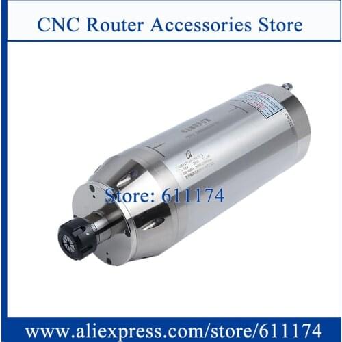 Permanent torque GDK125-18-24Z/5.5 18000rpm-24000rpm 5.5kw ER25 stone engraving spindle motor AC220V/AC380V Water cooled spindle