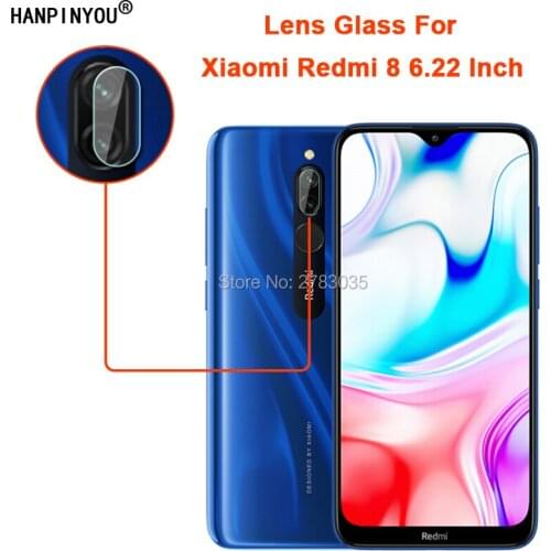 For Xiaomi Redmi 8 6.22" Clear Ultra Slim Back Camera Lens Protector Rear Camera Len Cover Tempered Glass Protection Film