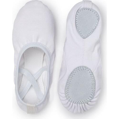 USHINE TuoSe professional full elastic shoelace training body shaping yoga Belly ballet dance shoes balletrina kids girl woman