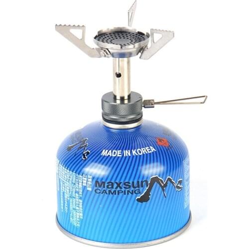 Mini 3000W Outdoor Stove Alloy Folding Mini Camping Oven Survival Furnace Stoves Pocket Picnic Cooking Gas Burner Cooker