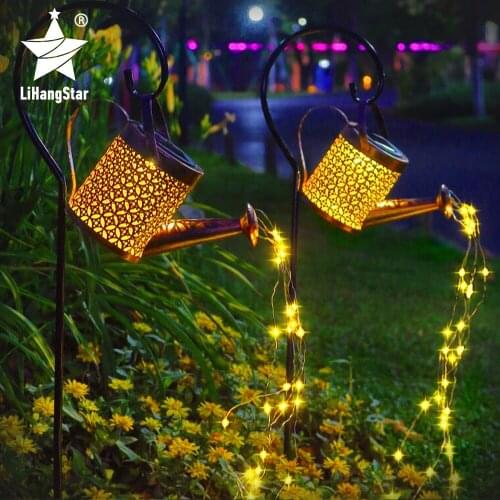 Solar Garden Light Kettle Art Deco Light Outdoor Solar Waterproof Decorative Light Suitable for Courtyard Garden Scenic Area