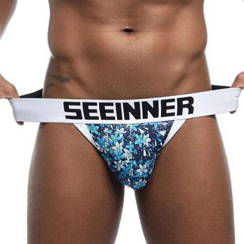 New Men Jockstraps Sexy Men Underwear Penis Pouch Mens Thongs G Strings Tanga Hombre Gay Panties