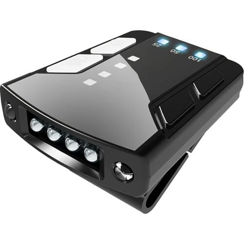 LED Waterproof Hat Lamp Hands-Free Clip On Cap Light Fishing Brim Lights Ultra Bright USB Rechargeable Flashlight Headlamp